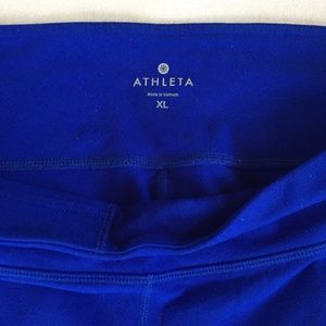 Athleta Chaturanga Capris Royal Blue XL